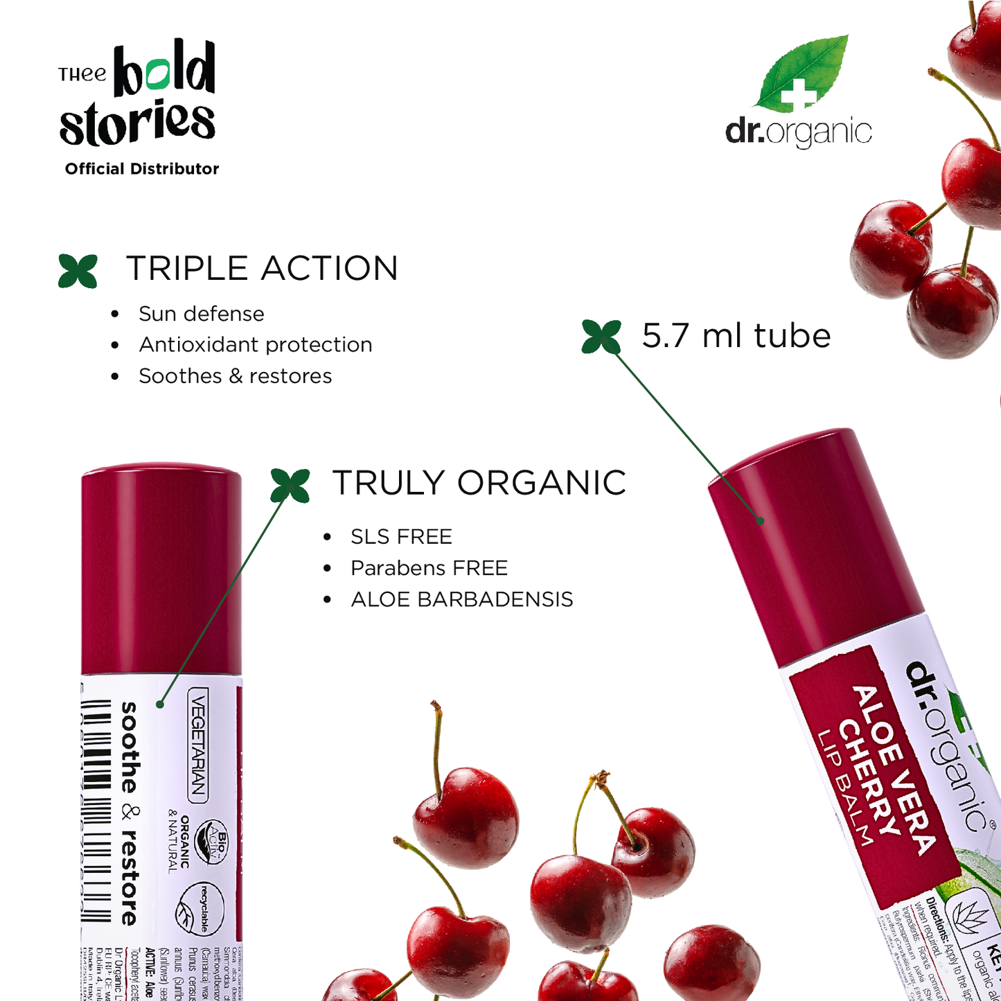 Aloe Vera Cherry Lip Balm