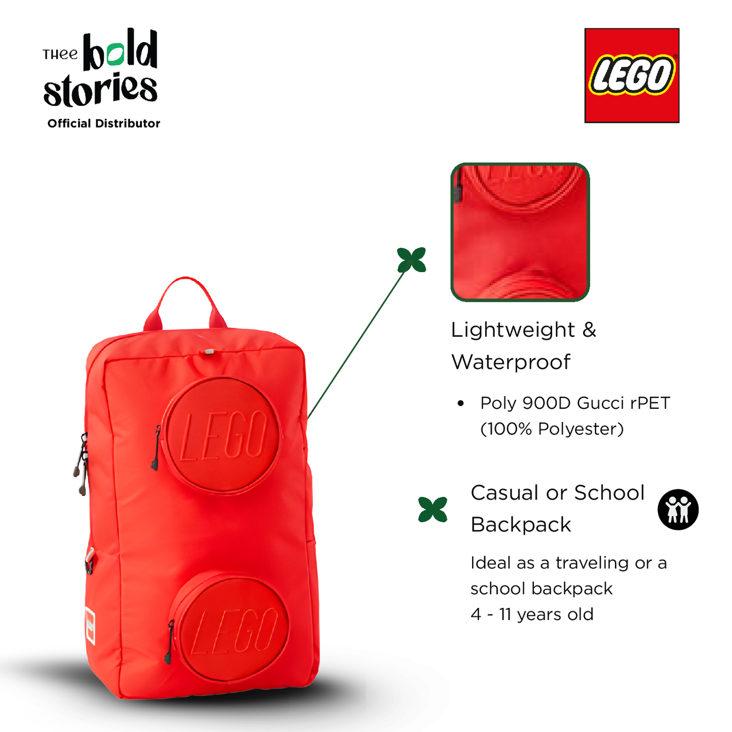 Signature Brick 1x2 Backpack