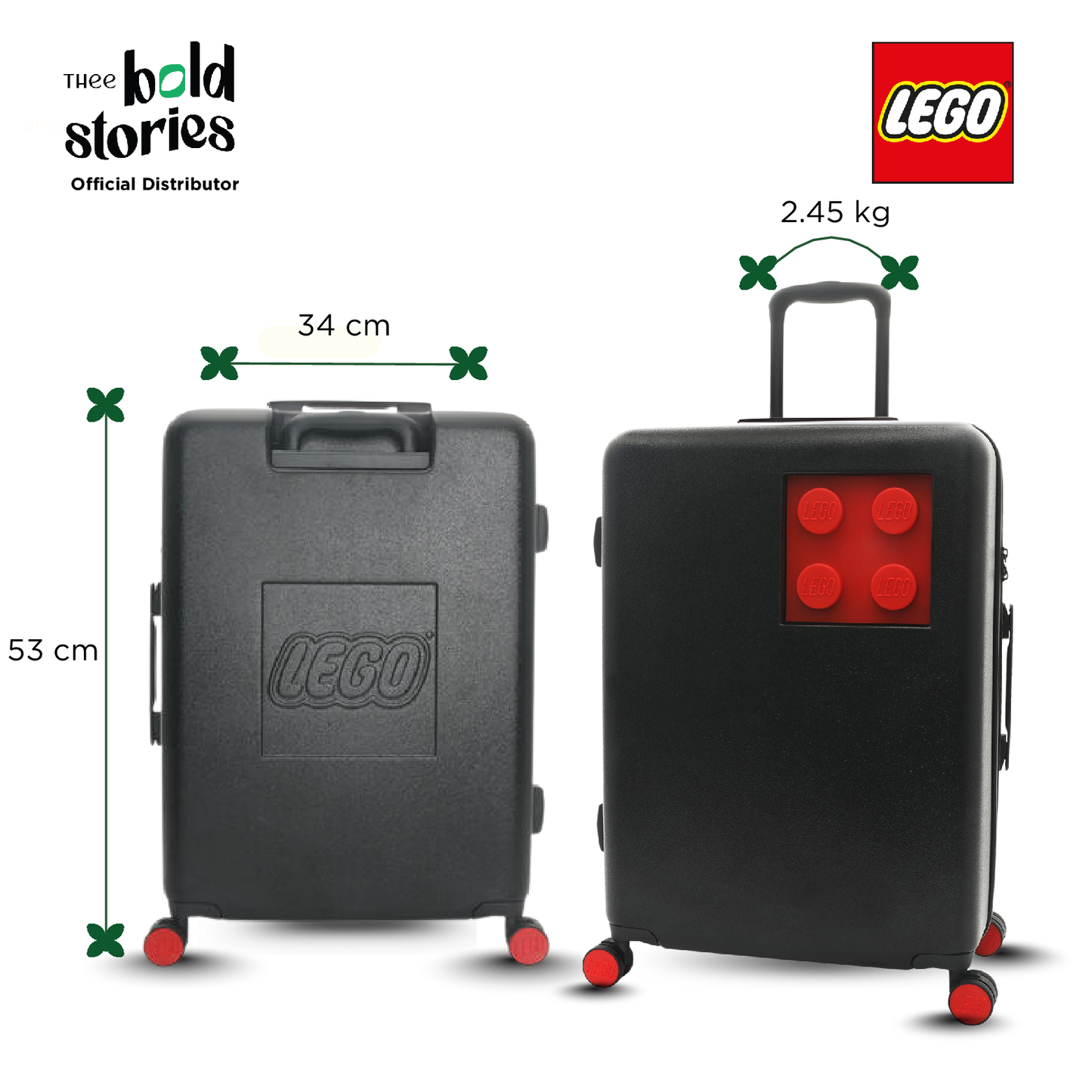 Signature 2022 Brick 2x2 Trolley Double Wheels (Medium)