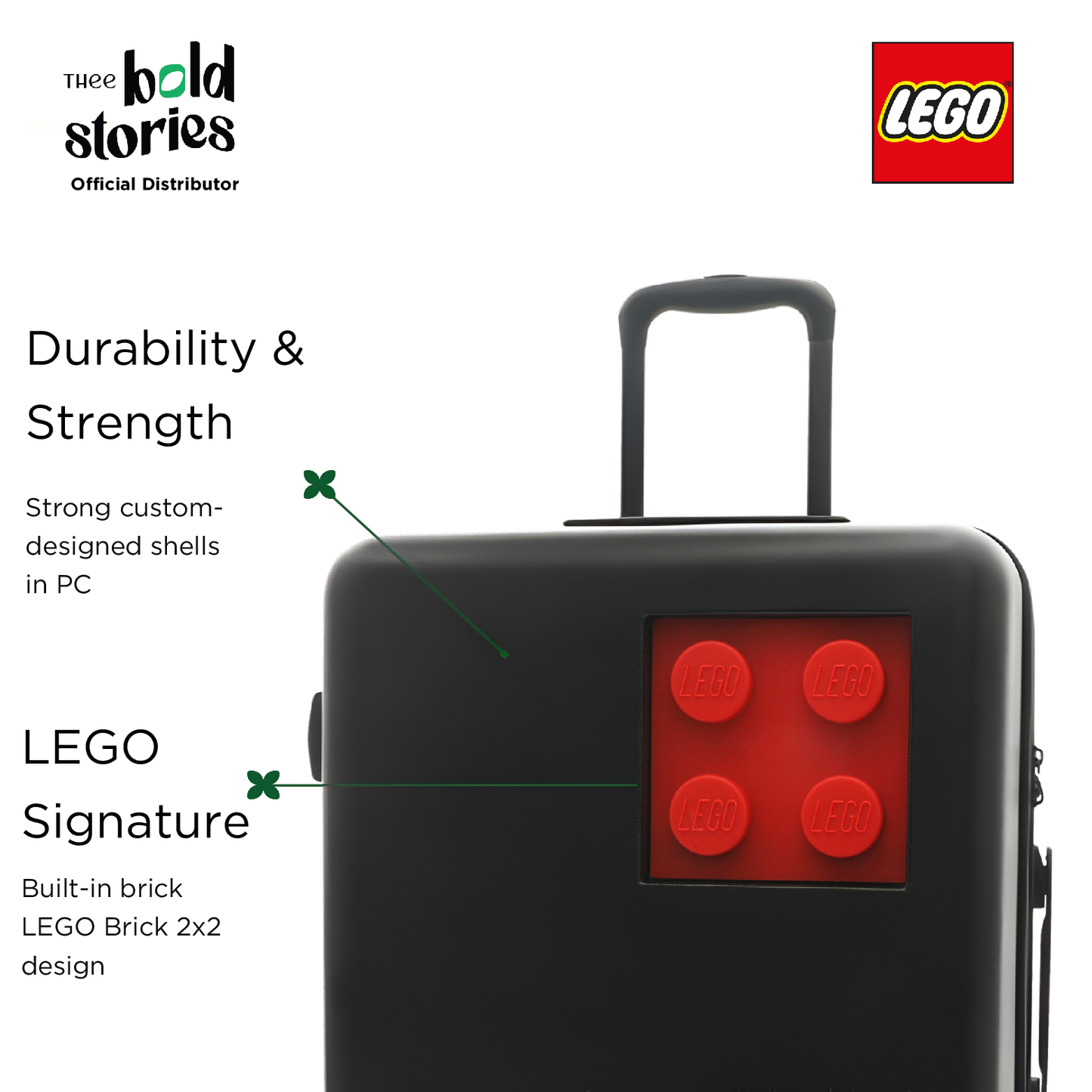 Signature 2022 Brick 2x2 Trolley Double Wheels (Medium)