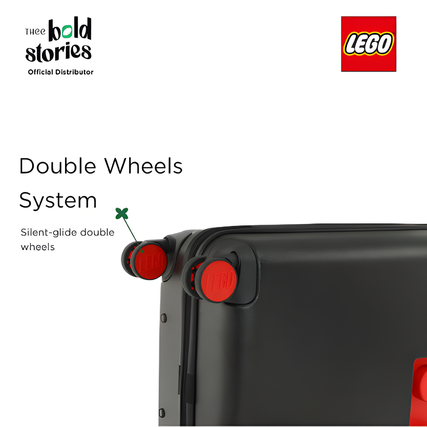 Signature 2022 Brick 2x2 Trolley Double Wheels (Medium)