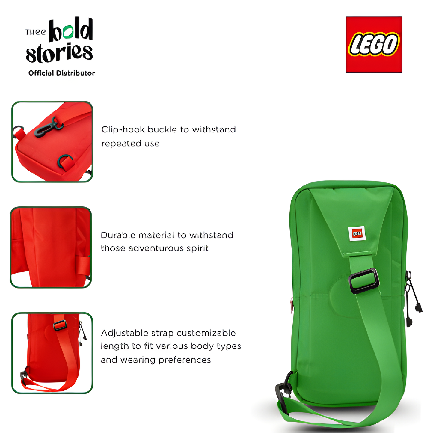 Signature Brick 1x2 Sling bag
