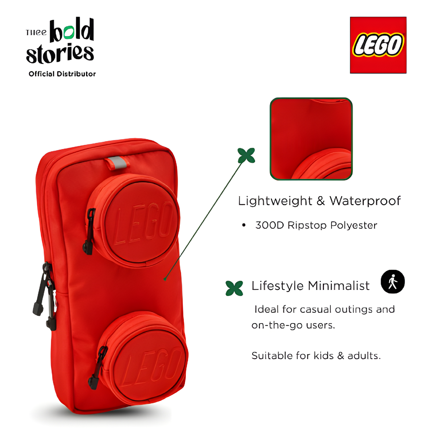 Signature Brick 1x2 Sling bag